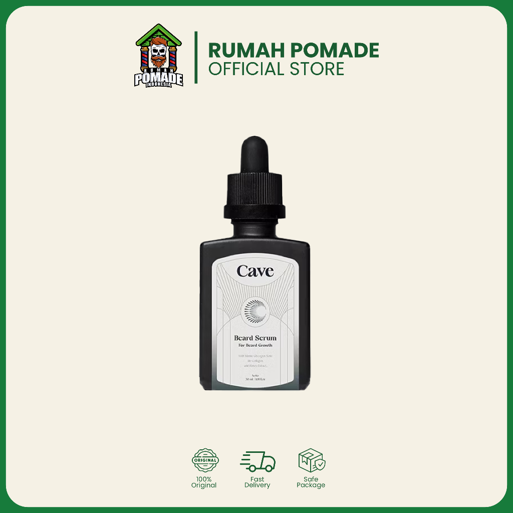 Cave Beard Serum 30 ml - Penumbuh Brewok Kumis Jambang Original