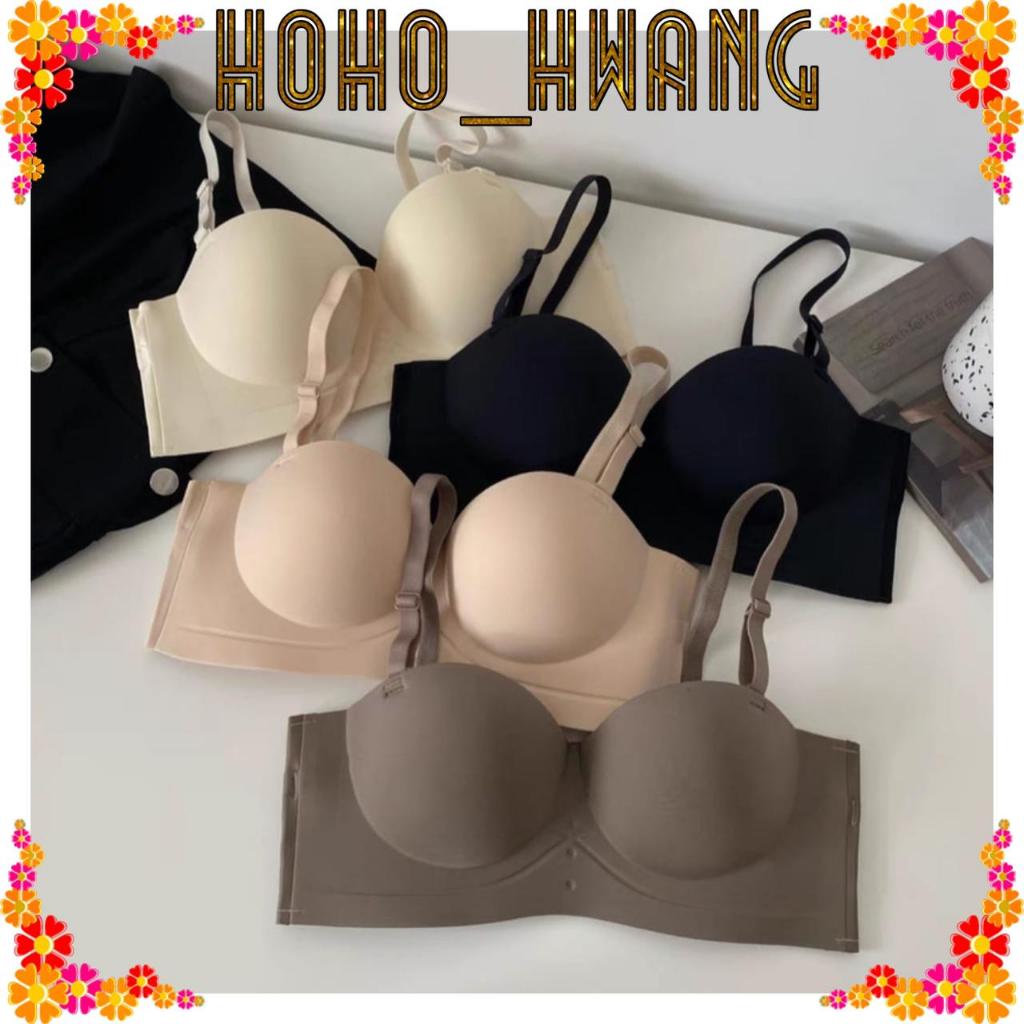 Hoho_Hwang (B-209) Bra Polospush Up Bra Seamless Wanita Busa Tipis Enak Dipakai