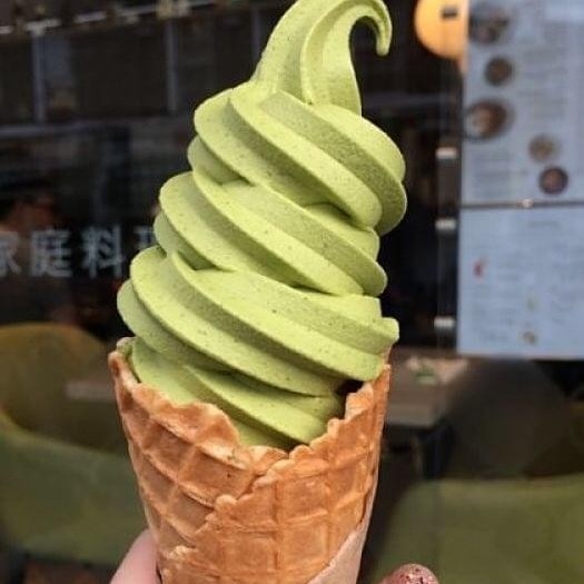 

Boduo Matcha Flavored Ice Cream Powder Soft Icecream Rasa Matcha