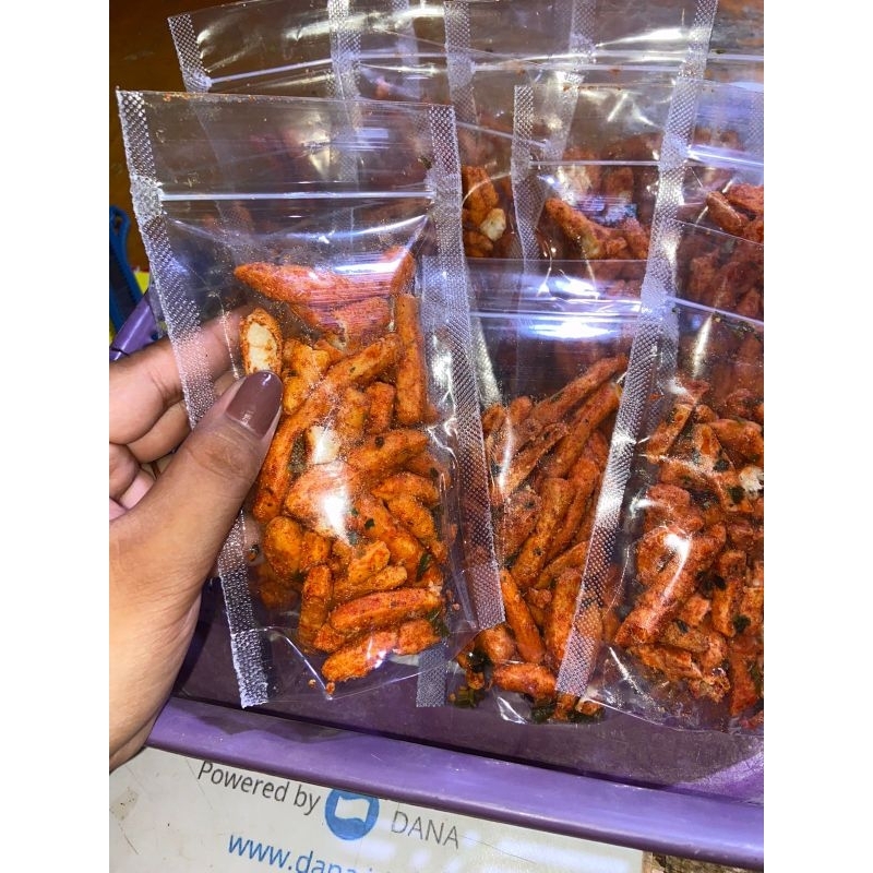 

Basreng pedas daun jeruk