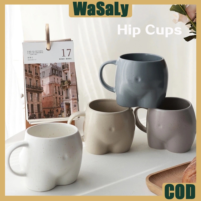 Mug Ceramic / Cute Butt Mug / Gaya Yang Menyenangkan Dan Unik Ceramic Cup / Mug Kopi yang Dipersonal