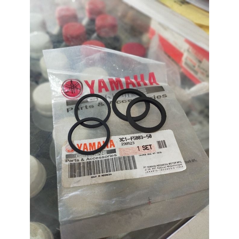 Oring Kaliper Rem Depan 3C1 Vixion Old New/R15/Byson Original Yamaha Genuine Part Isi 4 3C1-F5803-50