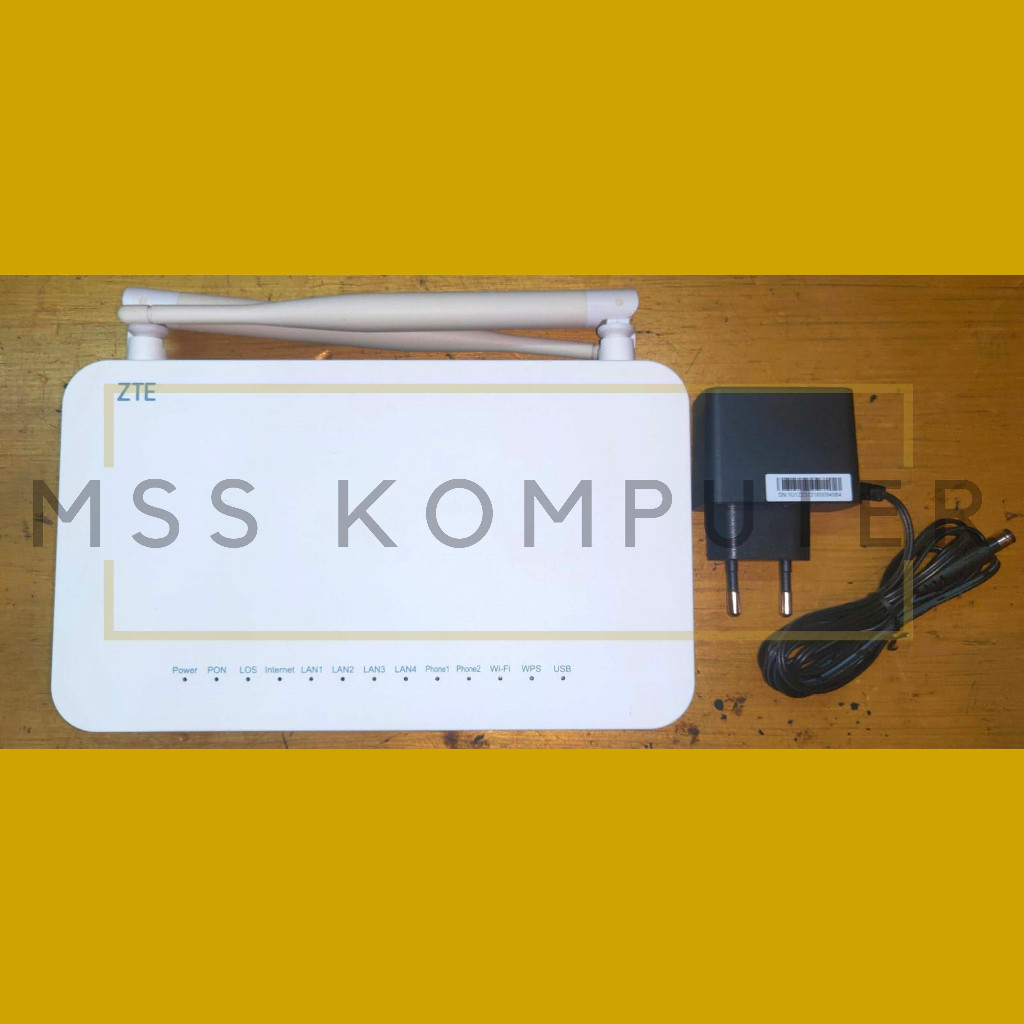 Modem Router ONT GPON ZTE F609 v3 ori original asli Port Biru bekas second normal semua