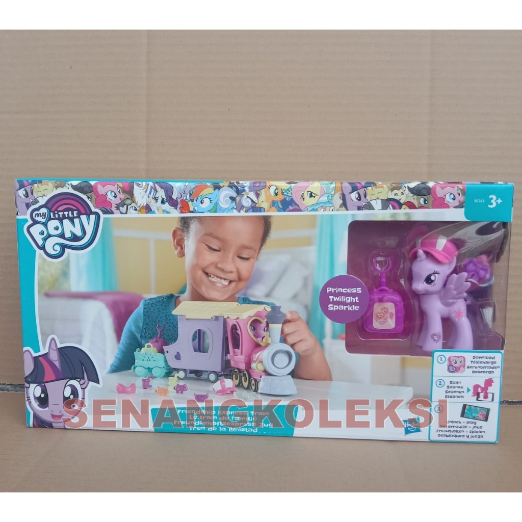 Mainnan Pajangan Figure My Little Pony Explore Equestria Friendship Express Train