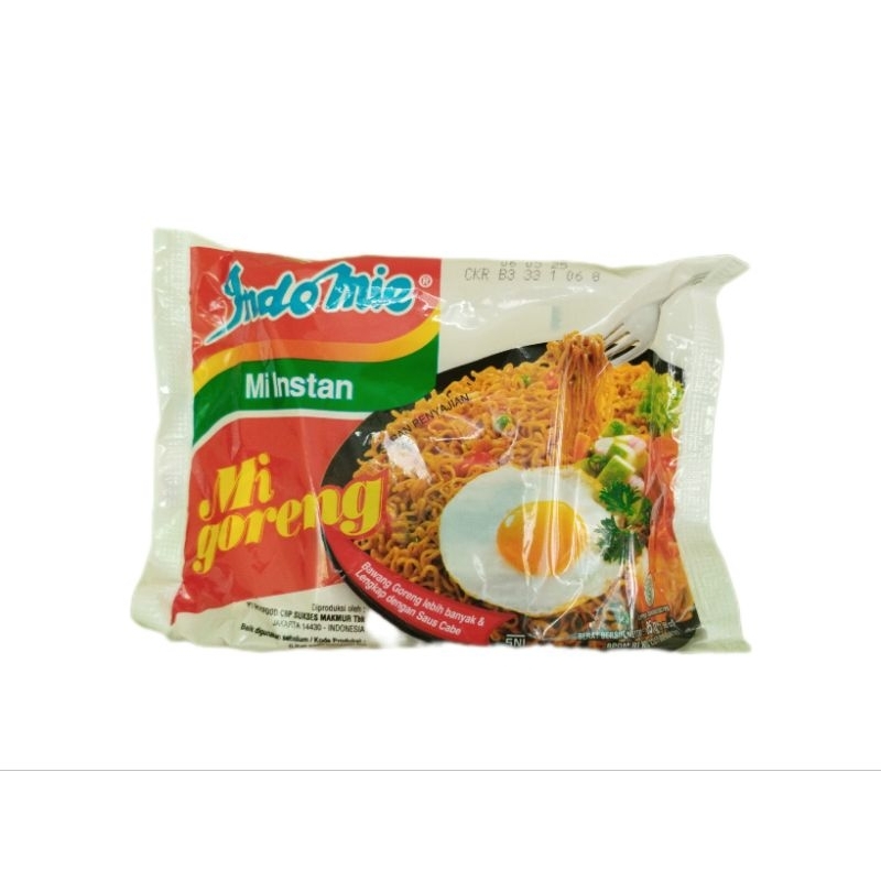 

Indomie goreng 85 gram