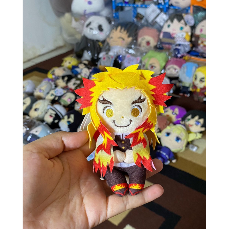 Demon Slayer Kimetsu No Yaiba Chokkorisan Rengoku Kyojuro Tarts Takara Tomy Plush Original Official 