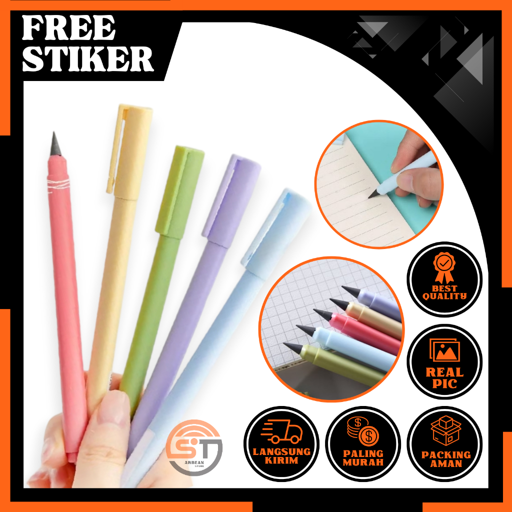 

1PCS Pensil Eternal Tanpa Batas 0.5mm Macaron Alat Tulis Sekolah Kantor Pencil Abadi Tak Bisa Habis A040