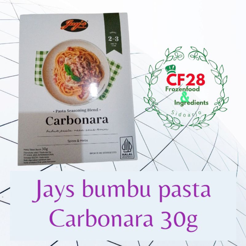 

jays bumbu pasta carbonara 30g