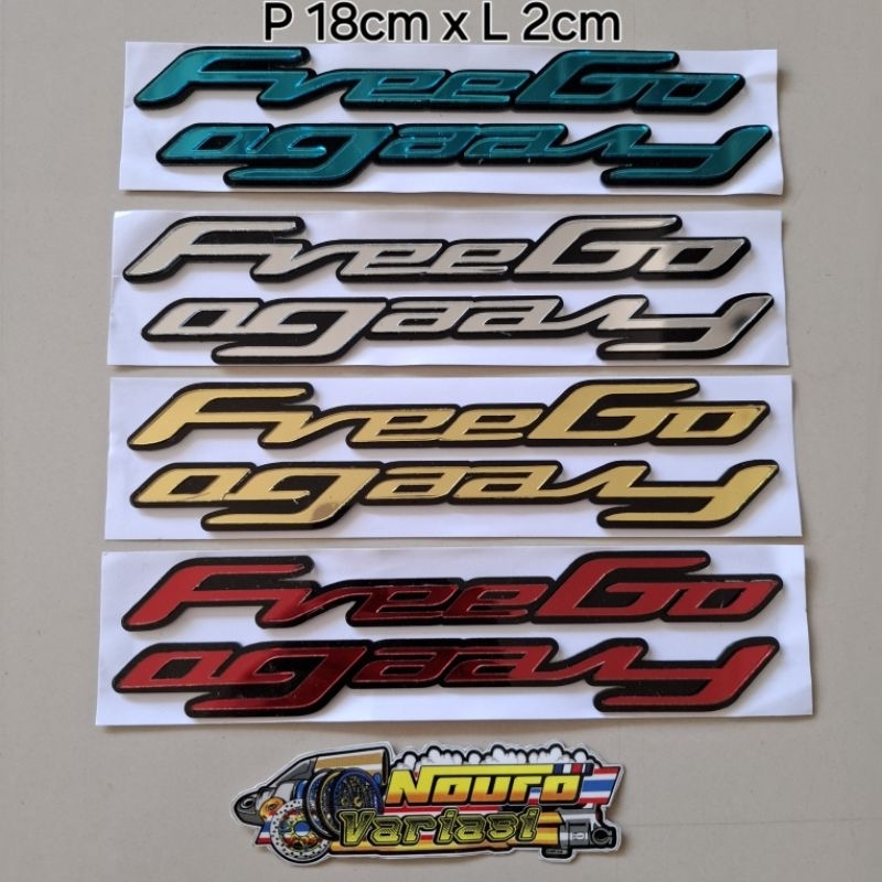 Emblem Yamaha freego akrilik berkualitas