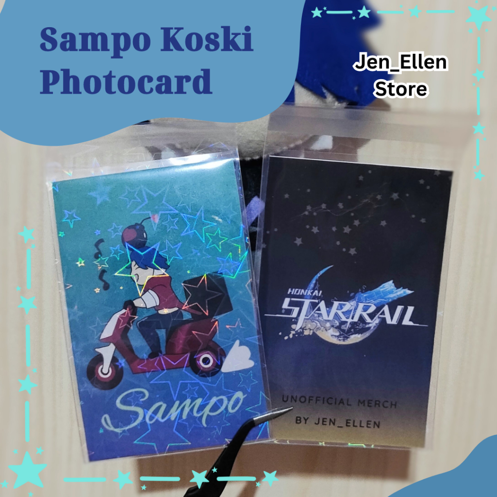 Sampo Koski Phone Case Photocard [Honkai Star Rail HSR Fanmerch] merch anime game murah