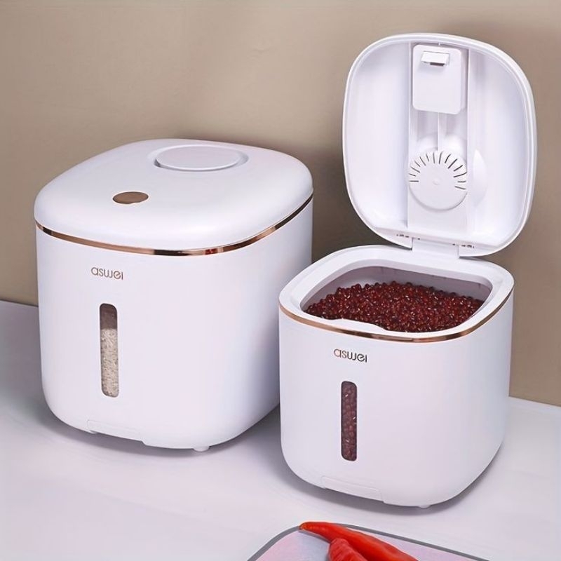 Alina Rosegold Rice Box / Rice Barrel Tempat Beras Box Beras