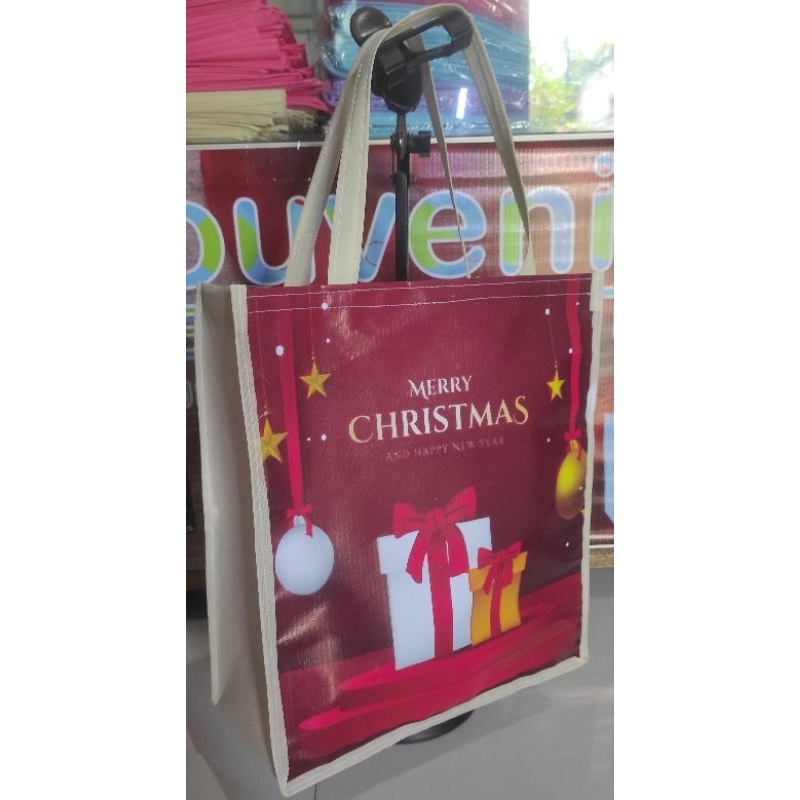 

cod Tas kado natal tas souvernir natal tas bingkisan P30Cm T35Cm L13Cm tebal
