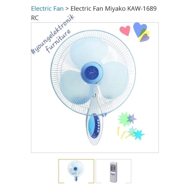 Kipas Angin Miyako KAW 1689 RC