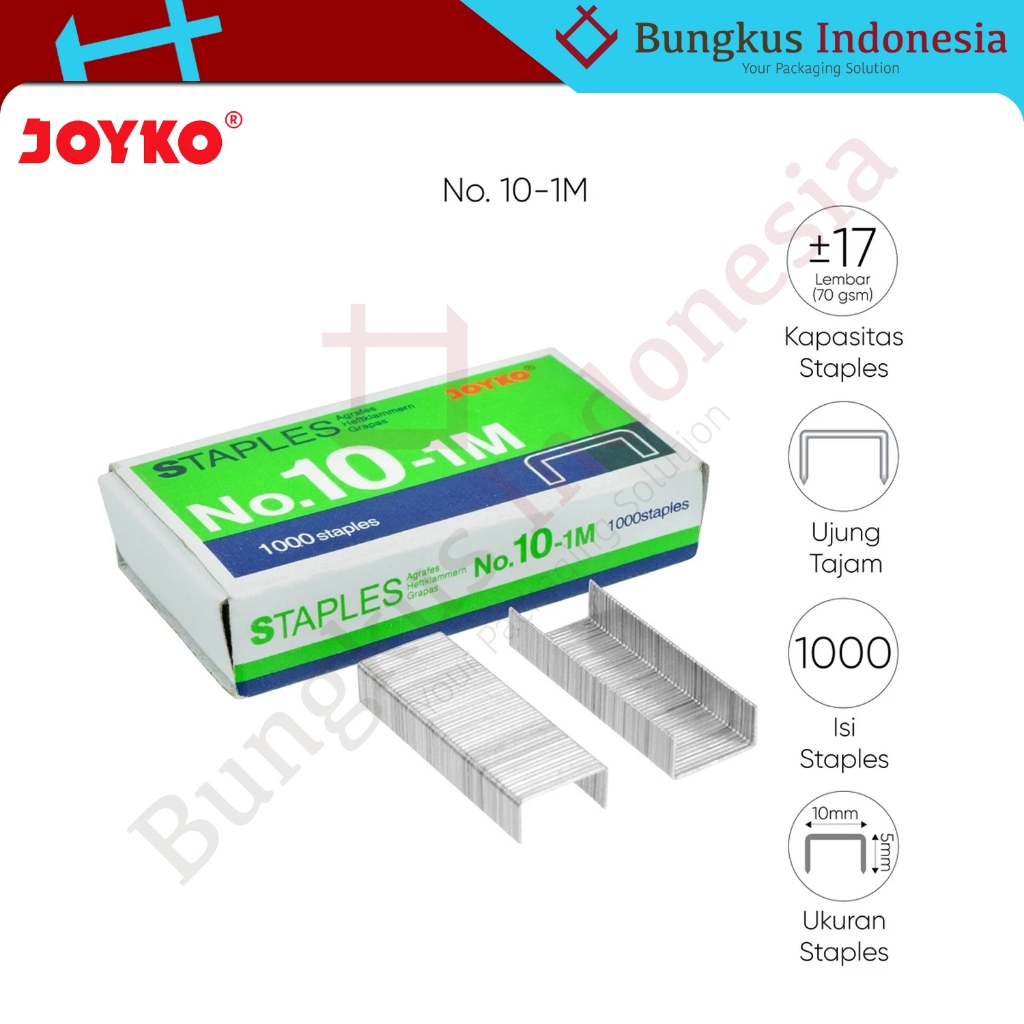 

Isi staples stapler joyko no 10 - 1M