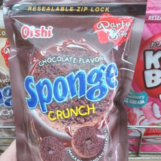 

2 PICIS OISHI SPONGE CRUNCH CHOCOLATE TERMURAH