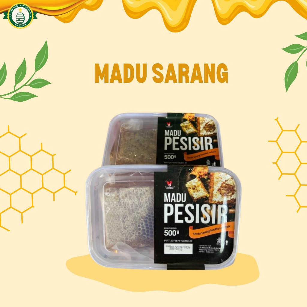 

AL MUBAROKAH - Madu Sarang Murni Al Mubarokah Kemasan 500 gr