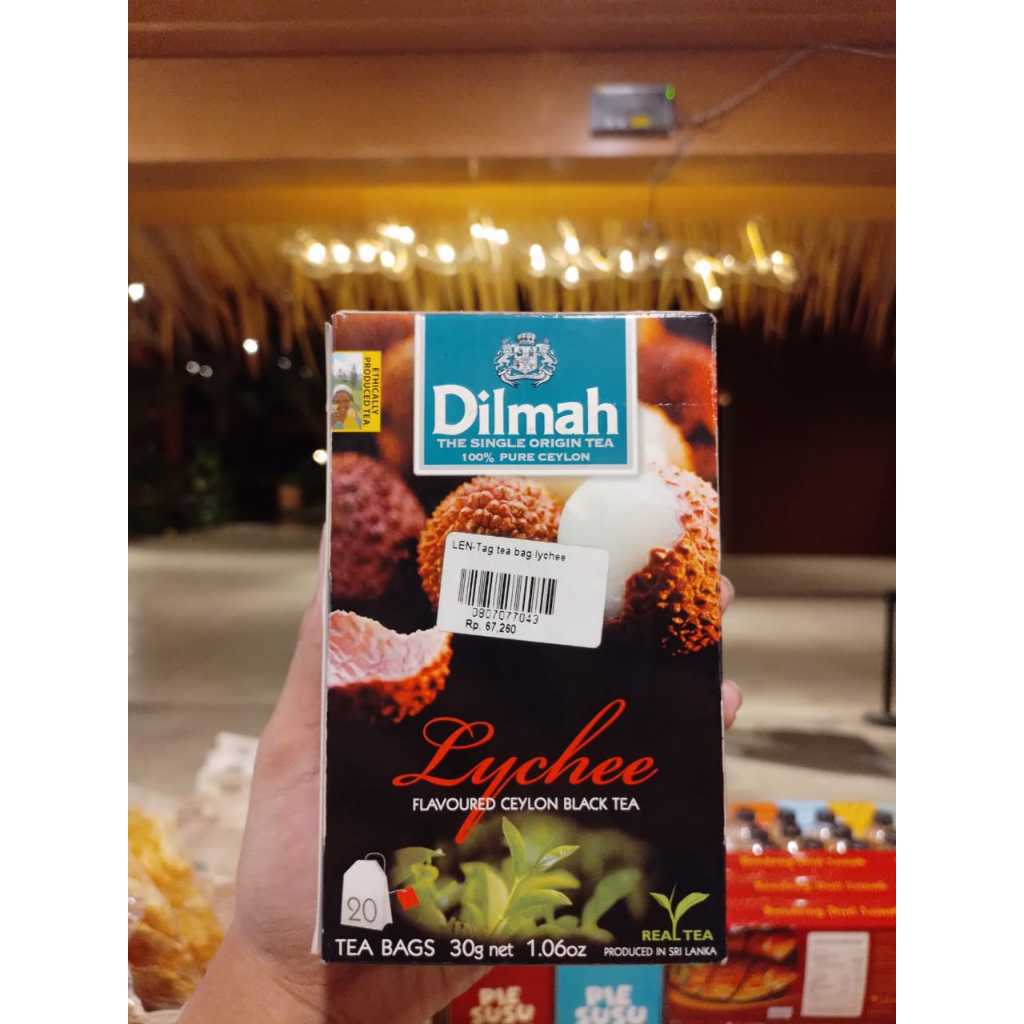 

Dilmah Lychee Tea Bag isi 20 - Teh Celup