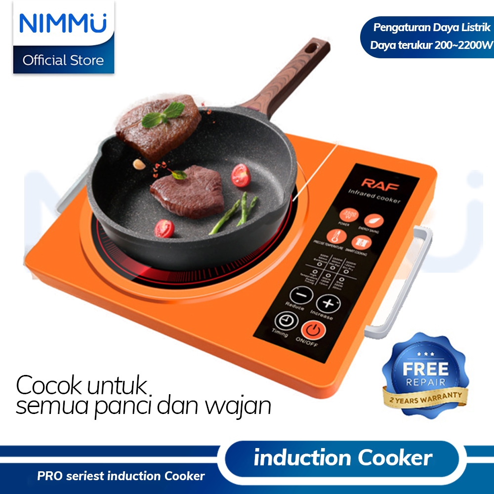 Kompor Listrik NIMMU Kompor Induksi low watt 200w-2200W electricstove induction cooker