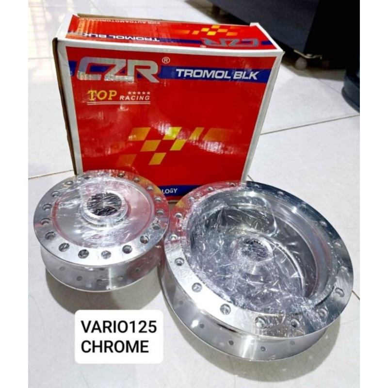 Tromol set vario 125/150 old new merek czr crom/krom