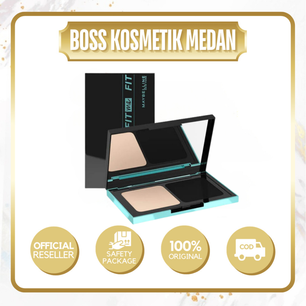 Maybelline (ORIGINAL TOKO) Fit Me 24HR Powder Foundation SPF 44 PA++++ Original 100%