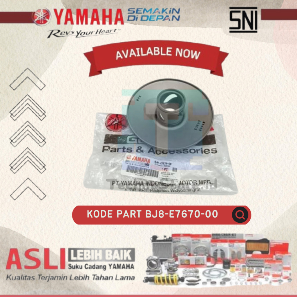 Pully Belakang Fino 125 ORIGINAL YAMAHA BJ8-E7670-00