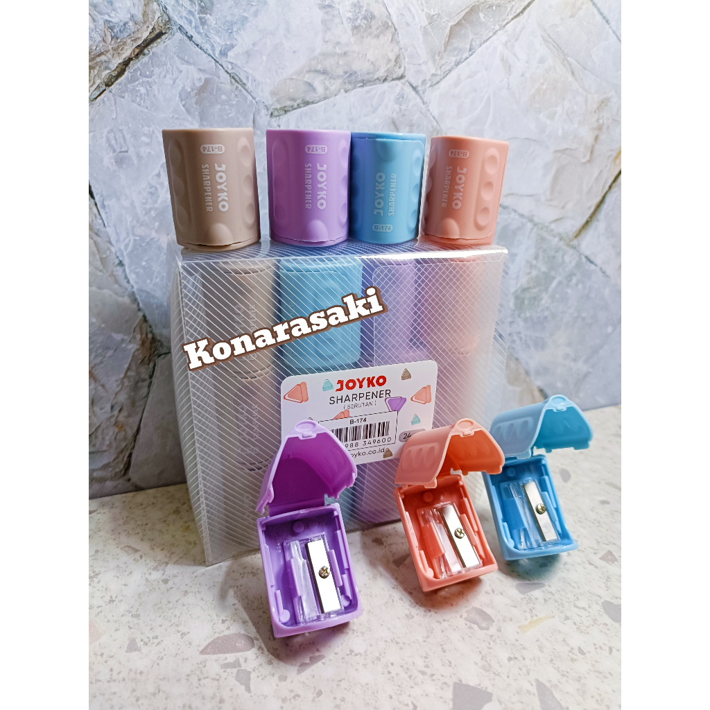 

Rautan Pensil Joyko B 174 isi 24 pcs / Pencil Sharpener B174 Trigonal