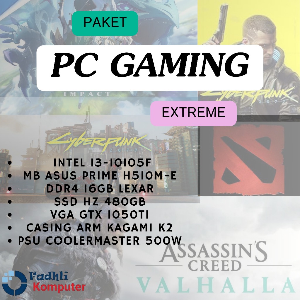 PAKET RAKIT PC GAMING EXTREME
