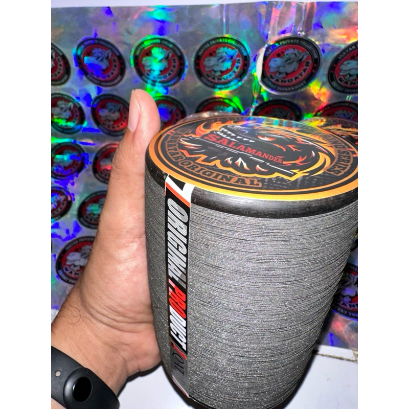 [EDISI BLACK CARBON 018] Gelasan Senar Mati MATOT 018 SALAMANDER BLACK CARBON 6000yard Sangat tajam 