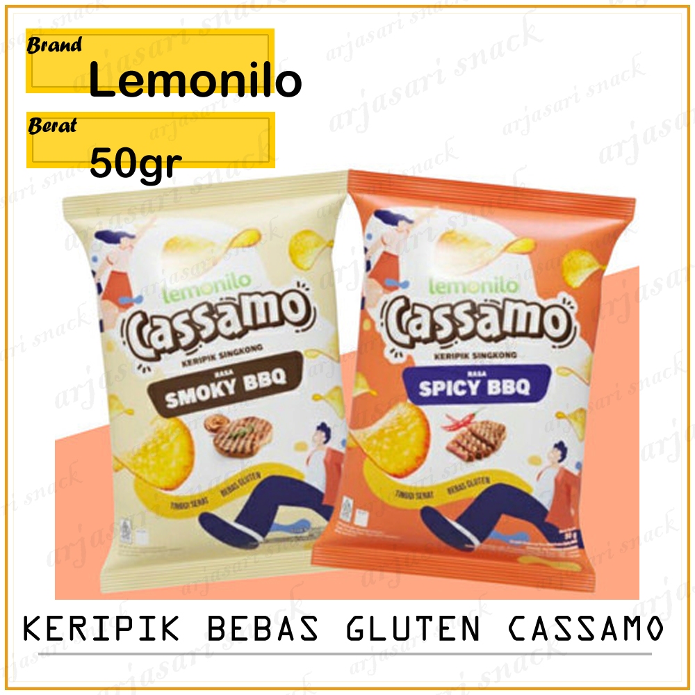 

Lemonilo Cassamo Keripik Singkong Bebas Gluten 50gr