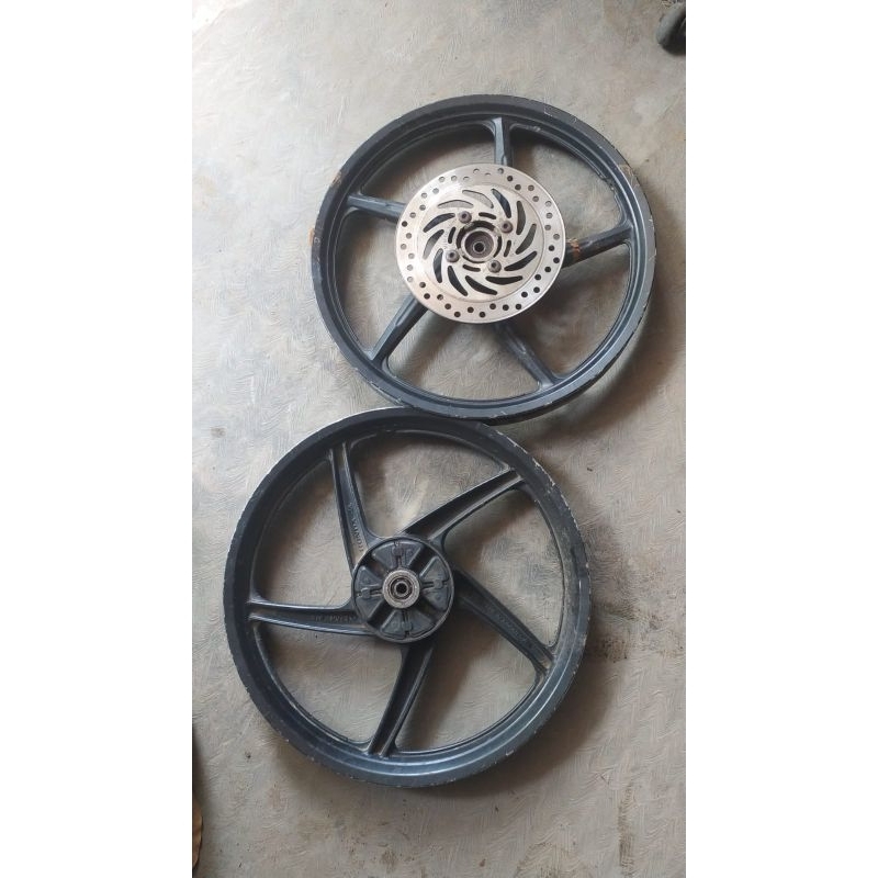 velg original honda supra 125 revo absolute karisma belakang tromol