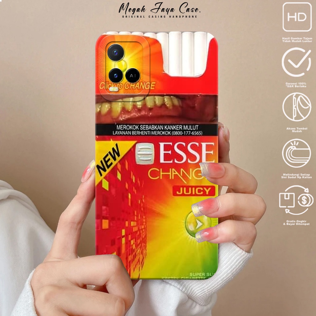 Case VIVO Y21 Y21S Y21T Y33S Y33T Y21A - Casing Hp VIVO Y21S Y21 Y21T Y21A Y33S Y33T  Motif ESS - Si