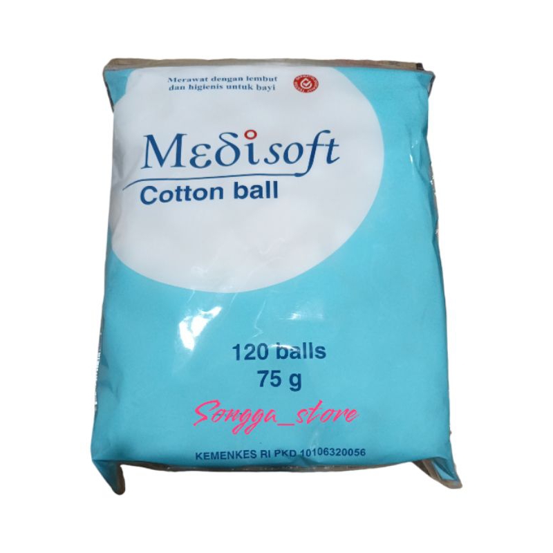 medisoft cotton ball isi 120 balls/kapas bola Carrefour 100pcs