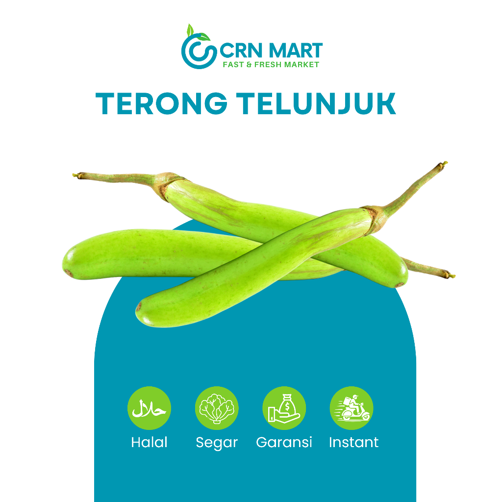 

CRN MART - Terong Telunjuk Hijau Segar/Sayuran Segar/Terong Telunjuk Fresh