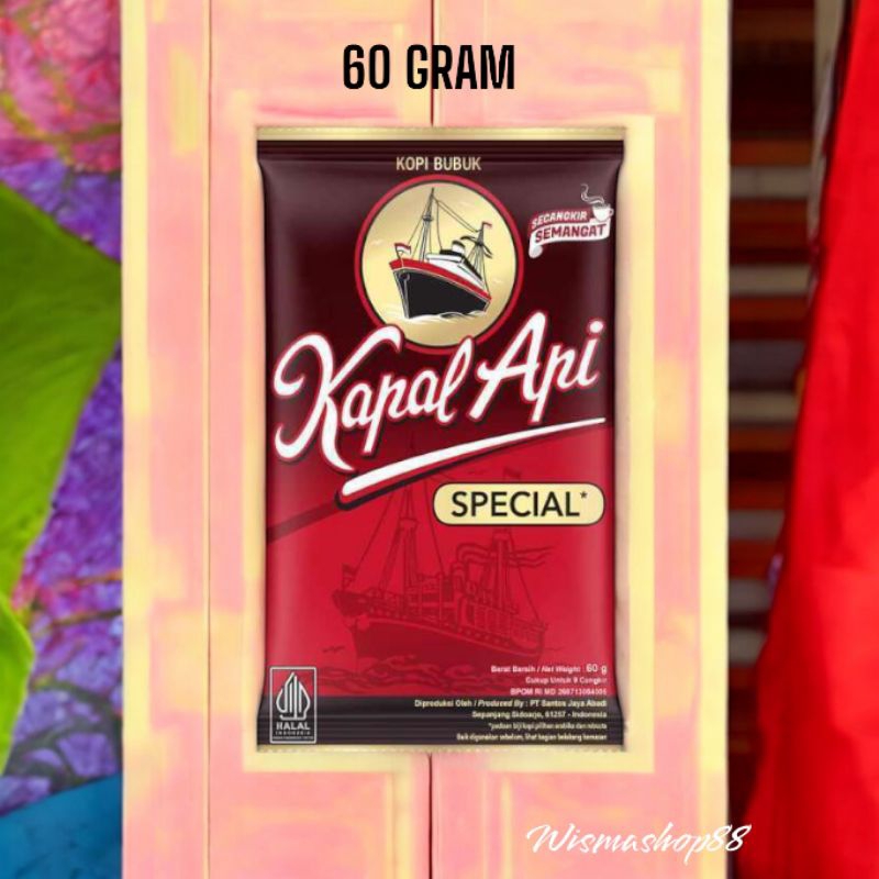 

KOPI KAPAL API BUBUK INSTAN SPECIAL KEMASAN 60 GRAM / KOPI KAPAL API