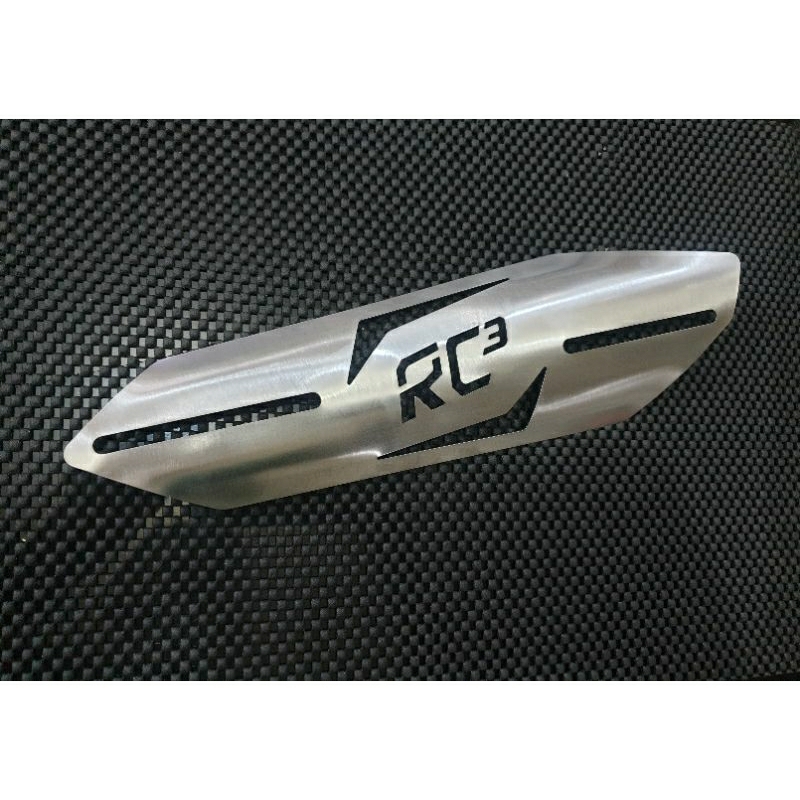 RC3 tameng knalpot cover knalpot stenlis universal matik mio fino mio m3 mio J fazio aerox old aerox