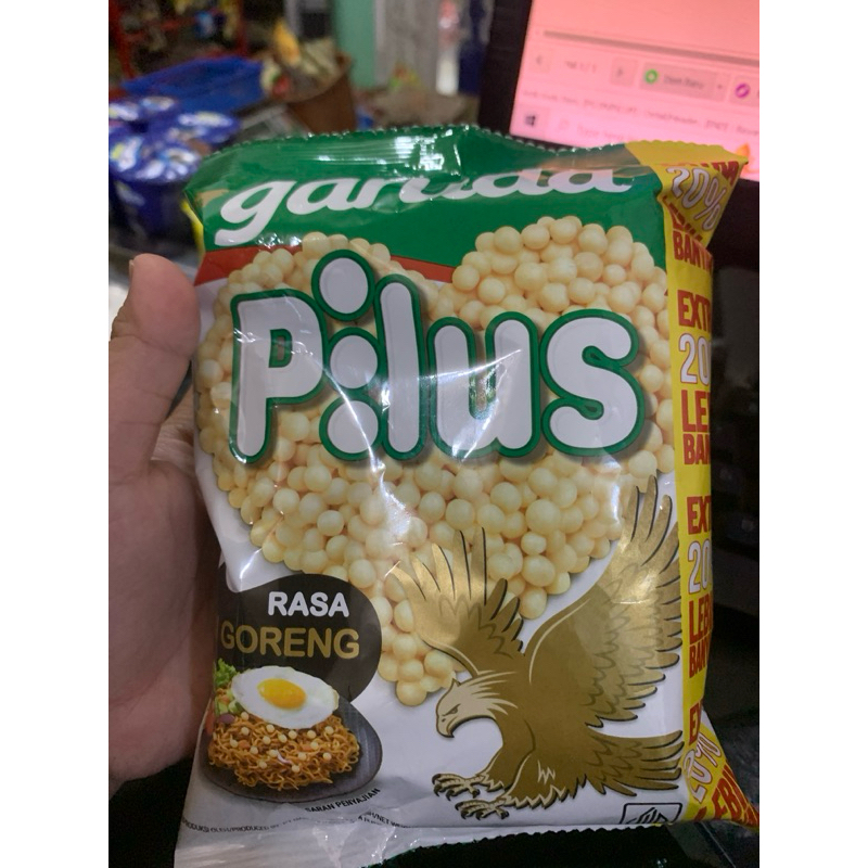 

KACANG PILUS GARUDA RASA MI GORENG 75gr + 15gr