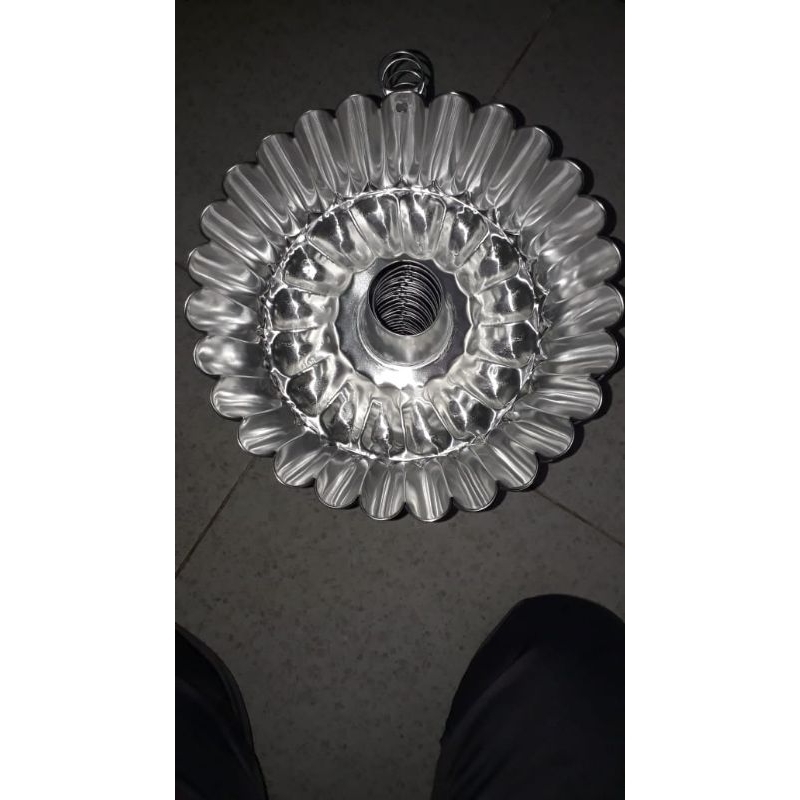 Loyang Bolu Jadul Motif Sendok / Loyang Puding.