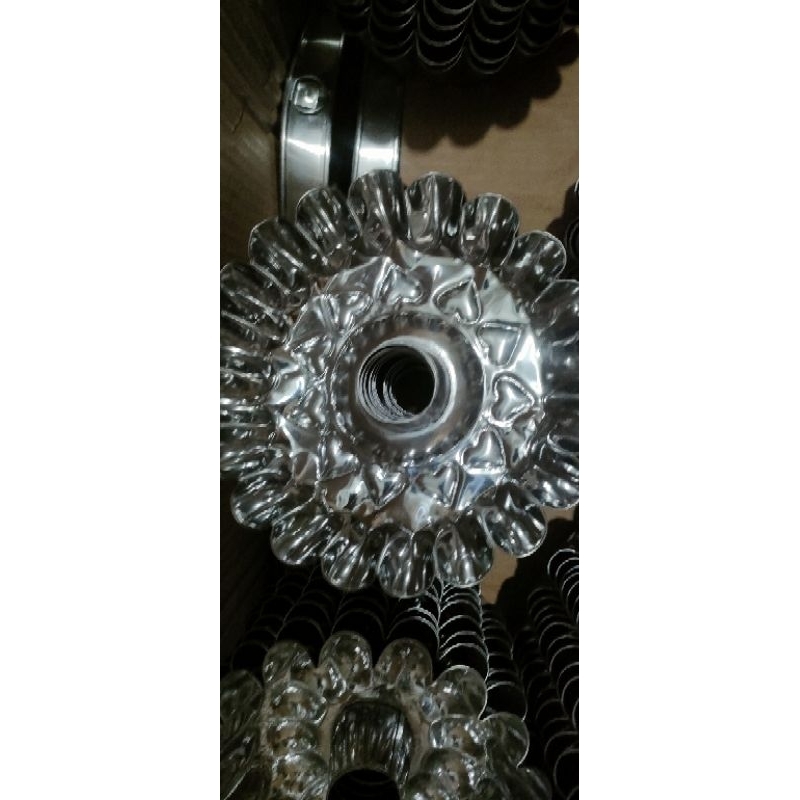 Loyang Bolu Jadul Motif Hati / Loyang Puding.