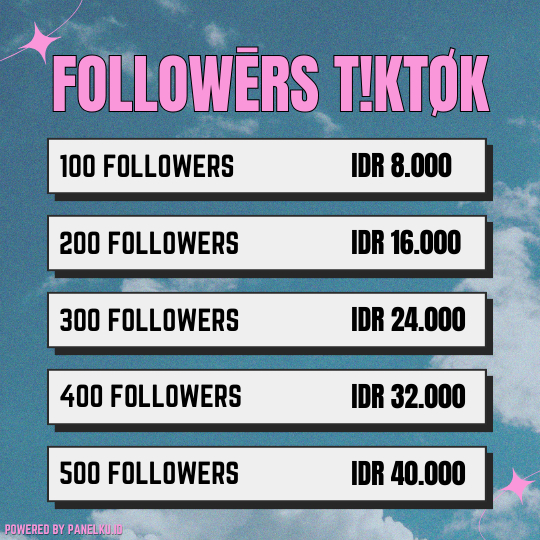 Followers Tiktok Permanen Bergaransi Follower Tiktok Permanen Bergaransi Followers Permanen Folowers