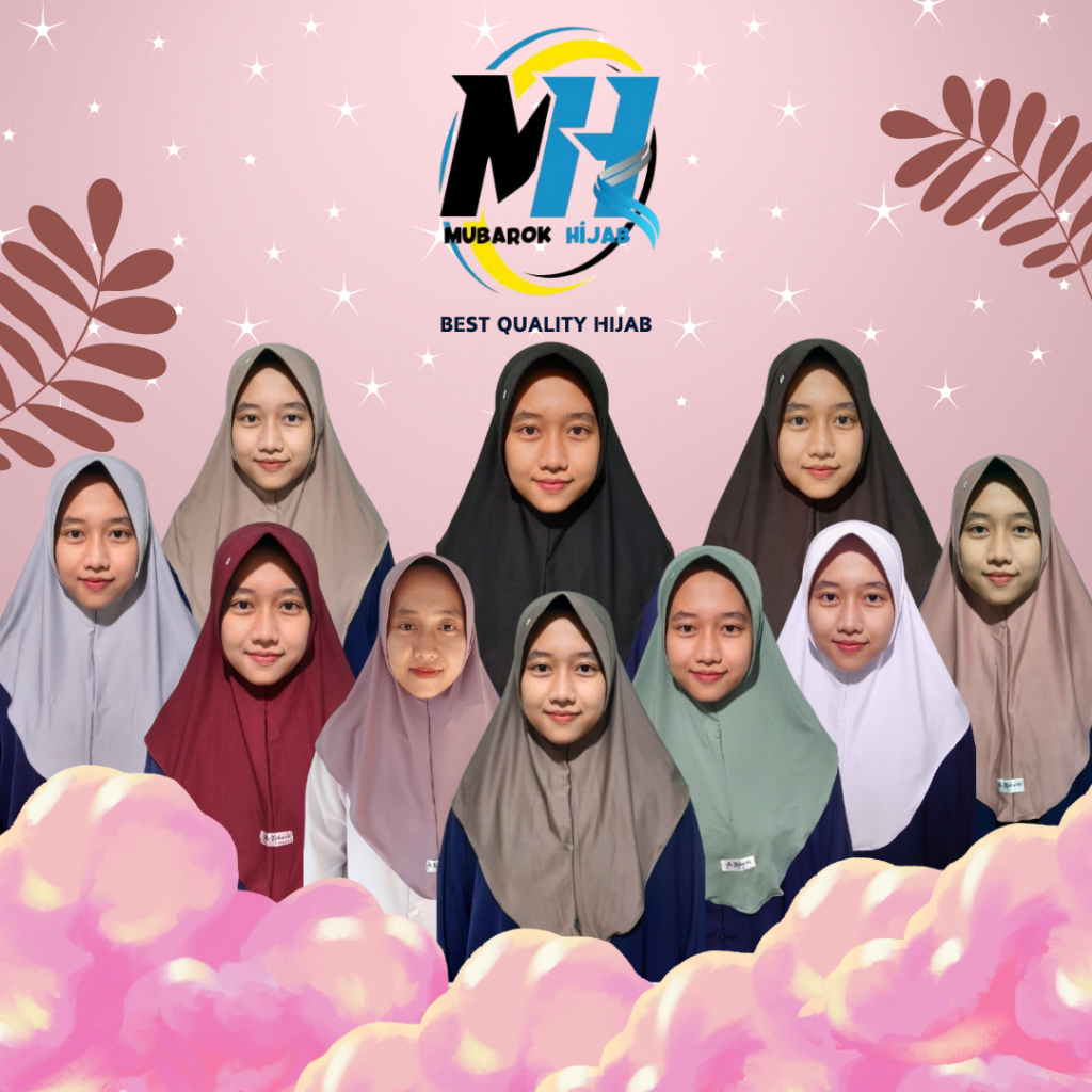 Hijab Jilbab Bergo Sport Instan | Kerudung Sporty Olahraga Jersey Premium Menutup dada