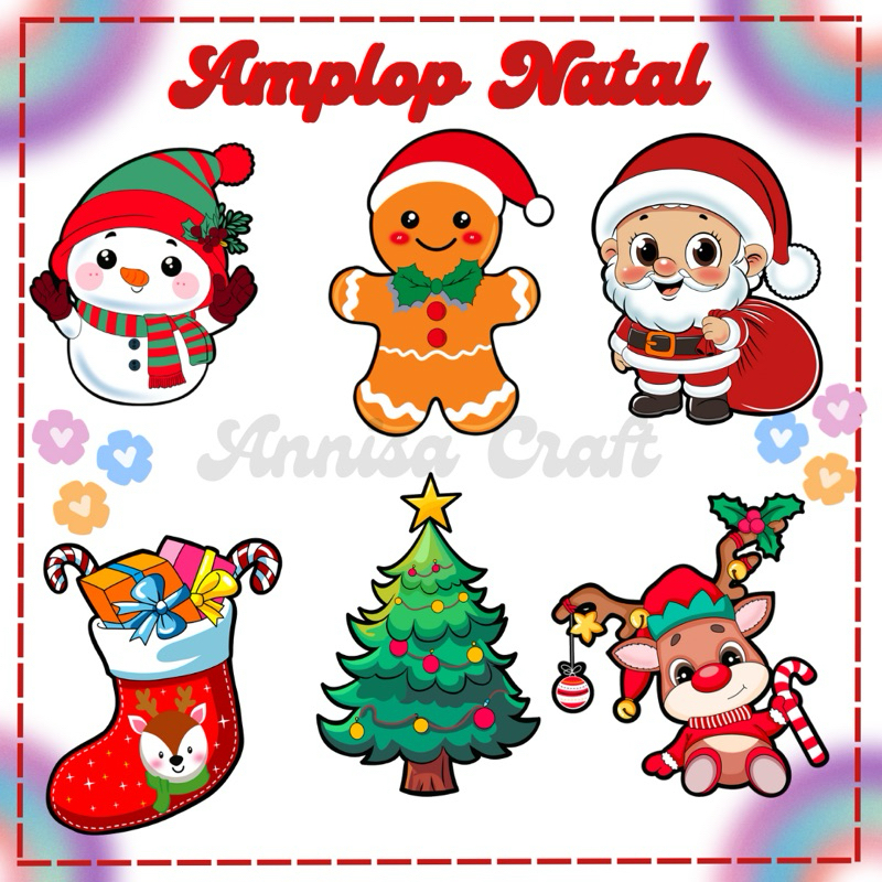 

Amplop 3D Natal (Isi 6 Pcs)