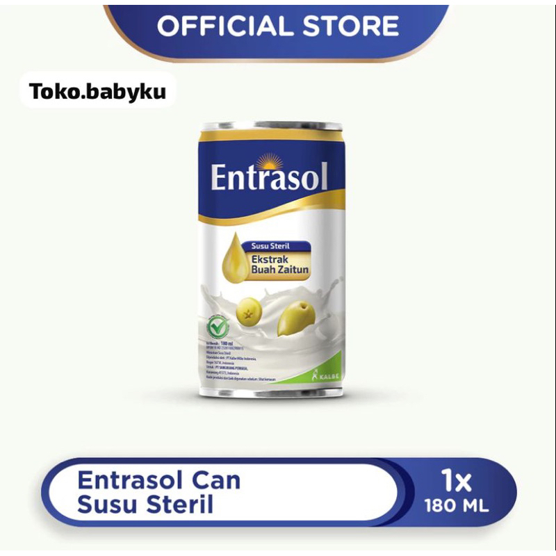 

ENTRASOL Can/Kaleng susu steril 180ML