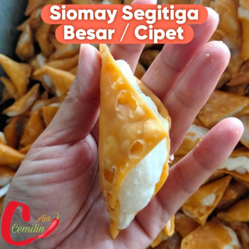 

Siomay Segitiga Cipet 1 Pack 10Biji / CemilinAja