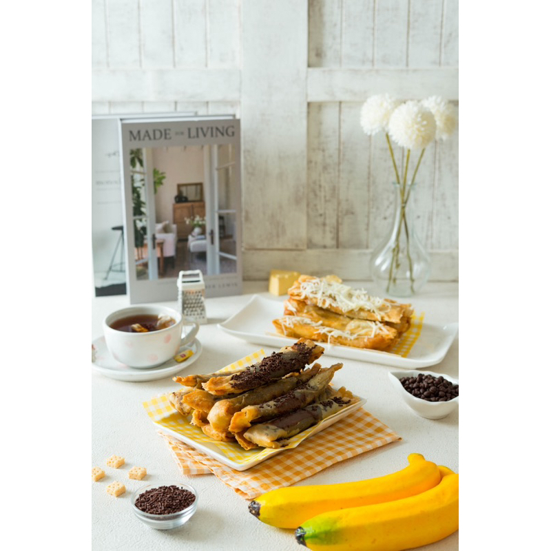 

Pisang cokelat lumer keju kriuk homemade isi 10 | jeandje_kitchen