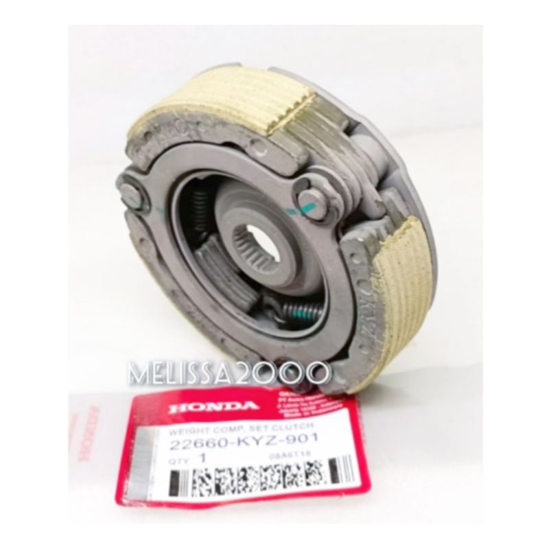 Kampas ganda Assy KYZ original Blade 125 Fi Supra x 125 Fi New Supra x 125 fi Helm in