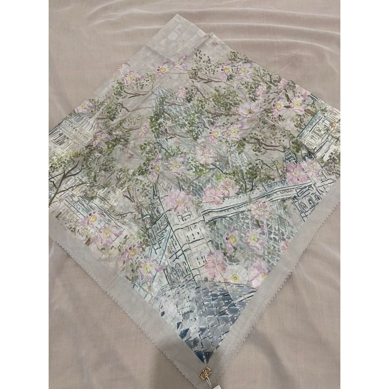 buttonscarves - british series 1 - ash ( white grey)