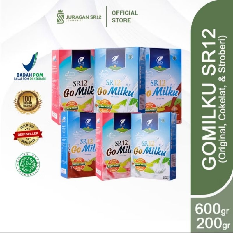 

Gomilku SR12 susu kambing etawa premium susu kambing Halal