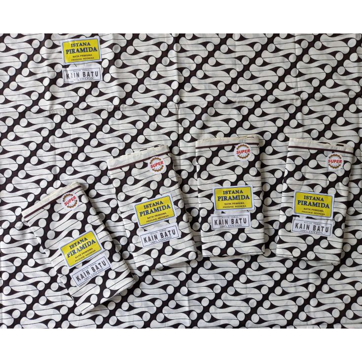 Order Sekarang  Kain Panjang Putih Corak Parang Batik Pekalongan Jarik