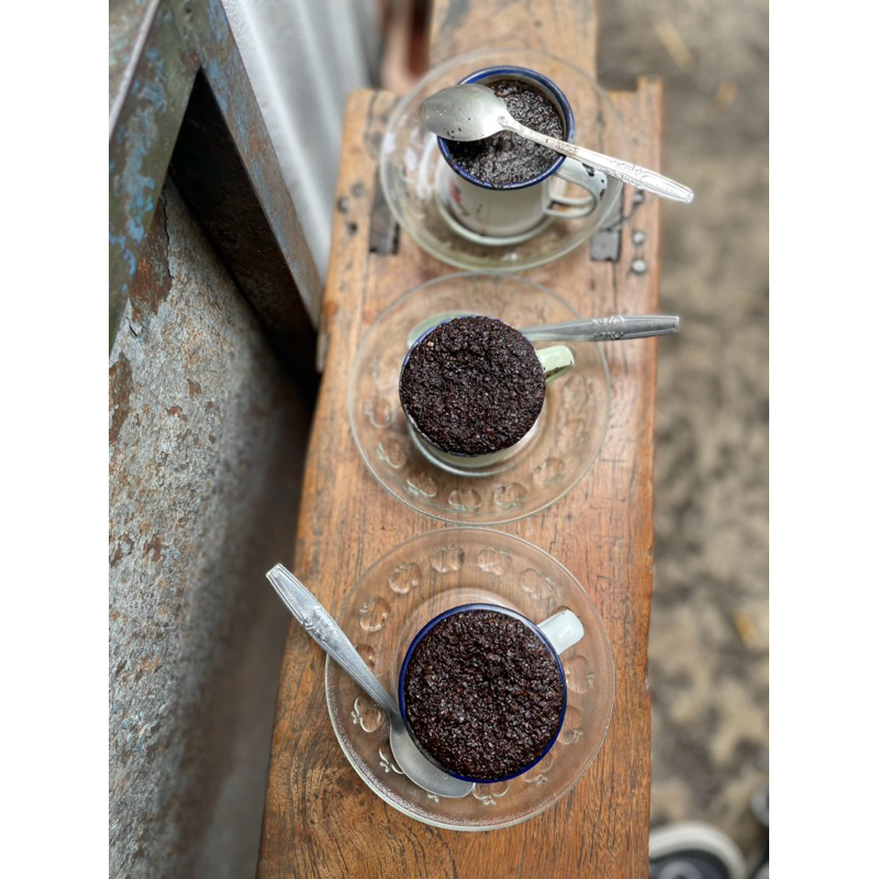 

Bubuk Kopi Cangkir kasar Kemasan 250gr + Mug Cangkir Enamel