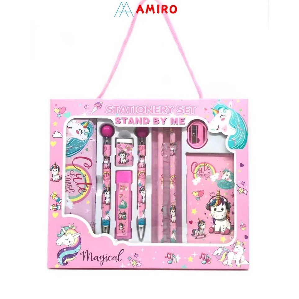 

Serba Irit Paket alat tulis karakter hadiah 1 in1 Alat tulis set karakter Stationery set Lucu Hadiah